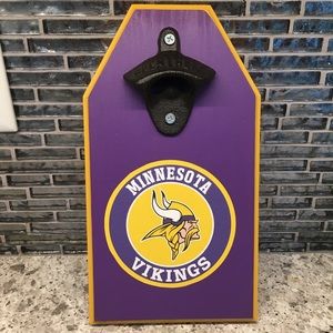 Minnesota Vikings Wall Bottle Opener
